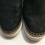 UGG  Caleel Black Leather Espadrille Sneakers Photo 9