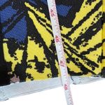 Gracia  Bodycon Bandage Dress Sz‎ M Blue Yellow Midi Butterfly Floral Photo 7