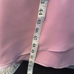 Women’s Pink Tea Length Chiffon Dress Matching Chiffon Jacket CorsetBack Size 12 Photo 10