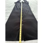 Old Navy  Dress Size XS Black Ribbed Knit Henley Button Front Minimalist Stretchy Photo 5