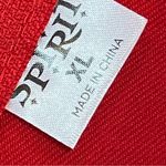 Spirit  red side lace up shorts XL back zipper stretchy Photo 6