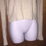 Evidnt Cream White  Los Angeles Cropped Sweater Size Large Photo 2