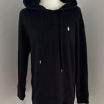 Ralph Lauren  Polo Black Pullover Hoodie W/Side Zippers Sz S Photo 0