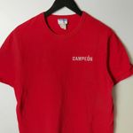 Urban Outfitters Champion Campeon T Shirt Fit Sports Embroidered Tee Short Sleeve Cotton Solid Photo 4
