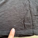 cha cha vente  Crochet Lace Detail Neckline Short Sleeve Top in Black Size Large Photo 8