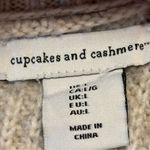 Cupcakes and Cashmere  Cream Ribbed Turtleneck Sweater Photo 2
