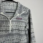 Vineyard Vines Women's‎  Size Small Grey Fair Isle 1/4 Zip Pullover Sweater Photo 1
