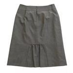 Antonio Melani Gray Straight Skirt Ruffle Back Photo 2