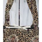 Leopard Animal Print Safari Tote Bag Women's Shoulder Purse Tan Photo 2