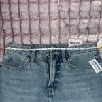 Old Navy Blue Gold Midi A-Line Skirt with Slit Photo 8