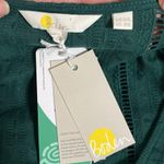 Boden Woven Mix Midi Jersey Dress in emerald night size 8 Photo 13