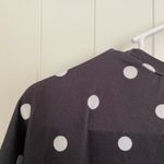 Women’s black white polka dotted tshirt nightgown sleep dress‎ pajamas XL Photo 4