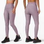 Lululemon Zoned High Rise Running Tight SenseKnit Size 10 Mulberry 27" LW5CU9S Photo 1