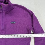 Patagonia Better Sweater 1/4 Zip Pullover Fleece Purple Women's Small Photo 1