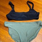 Aerie Black and Olive Bikini Set Photo 0
