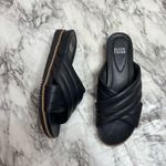 Eileen Fisher  Black Slide On sandals shoes size 7 Photo 1