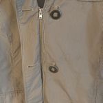 Cinque FRIDA Gingham Utility Jacket with Leather Trim Photo 12