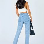 Princess Polly Cofield Mom Jeans Patch Denim Photo 3