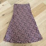 Cotton Candy LA  - Floral Skirt in Blush and Black Photo 3