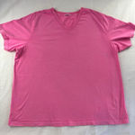 Fresh Produce Women’s  Size 3X Pink V-Neck T-Shirt. Photo 0