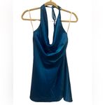 Lovers + Friends Bright blue  mini halter dress Photo 2