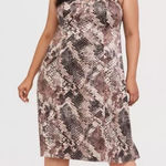 Torrid Snake Print Midi Dress Photo 0