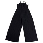 Abercrombie & Fitch Abercrombie Fitch Jumpsuit Womens Size 00 Black Linen Blend Wide Leg Photo 2