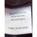 Calvin Klein  Glen Check Plaid Charcoal Stretch Pants 10 Dark Academia Old Money Photo 5