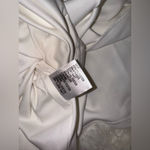 Tadashi Shoji NEW  Isadora Embroidered Crepe Ivory White Gown Sz 2 Photo 8