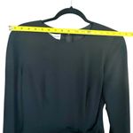 Morton Myles For The Warrens Elegant Black Long Sleeve Dress with Pearl Accents Size 10 Photo 6