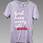 Bella Canvas Arkansas Razorbacks “Lord‎ Have Mercy Let’s Sooie” Gray Tee Sz Sm Photo 0