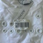 Chico's Grommet Neck Detail Tank Alabaster 2 NWT IN PACKAGE Photo 8