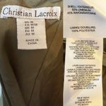 Christian LaCroix Linen Blend Square Neckline A-Line Dress Photo 5