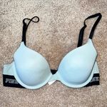 PINK - Victoria's Secret Victoria's Secret VS PINK Blue Wear Everywear T-shirt Lightly Lined Bra Photo 0