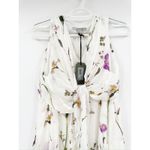 All Saints Floral Capri Kikyo White Sleeveless V-Neck Knotted Front Midi Dress 4 Photo 3