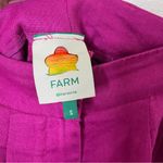Farm Rio Anthropologie Pink Carrot Pants Beaded Linen m Womens Size S Photo 7