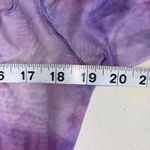 Caution To The Wind Purple Mesh Blouse Tie Front Medium Cover Up Y2K 🩷 Size L Photo 6