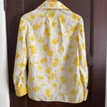 Handmade Vintage Yellow Floral Western Style Button Down Shirt | Small Photo 6
