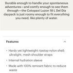 Cotopaxi  Luzon 18L Daypack OUTDOOR Hiking Sustainable Utility Bag Photo 2