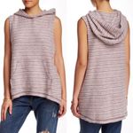 Free People Pullover Purple Striped Hoodie Photo 1