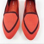Birdies  The Blackbird Orange Knit Pointed Flats Size 7 Photo 2