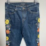 Ashley Mason  Premium floral embroidered leg jeans Photo 0