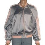 Bebe Vintage Y2K Reversible Satin Bomber Jacket Photo 0