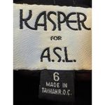 Kasper for A.S.L. Women's Size 6 Pinstripe Blazer Professional Casual Black Photo 3