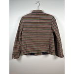Talbots  Blazer Womens 6P Rainbow Striped Button Jacket Long Sleeve Work Casual Photo 1