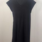 pact dress black v neck pockets organic cotton large Casual Photo 0