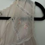 Vintage Feminine Cotton Blend Lace and Embroidered Nightgown by Character White Size 1X Photo 7