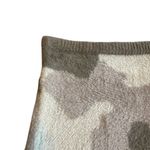 Ser.O.Ya. Tetra Fuzzy Skirt Soft Cozy Sweater Camo Print Mini Stretch Size Small Brown Photo 3