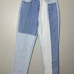 PacSun 24 Waist Mom Jeans Women's Two Tone Light Wash Hight Rise 100% Cotton Photo 0