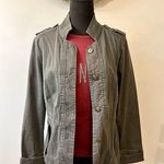 DKNY Jeans Military Style Jacket Size Large Photo 0